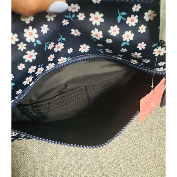 Kate Spade Jae Baby Bag / Diaper Tote – Navy Floral Print | NWT - Picture 5 of 11